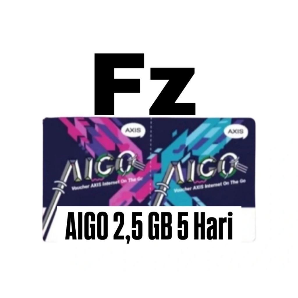 Voucher Axis Aigo 2,5 GB 5 Hari Nasional