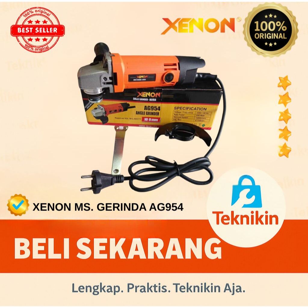 XENON gerinda tangan 4 inci