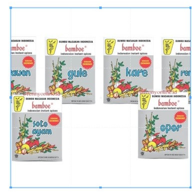 

Bumbu Instant Bamboe Kemasan Ekonomis / Varian Bisa Request / 40 gr