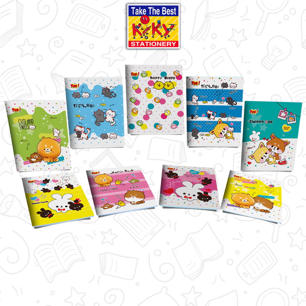 

*BACA DESKRIPSI* YOU Buku Tulis Murah 26 Lembar - 20 Buku / Motif Random