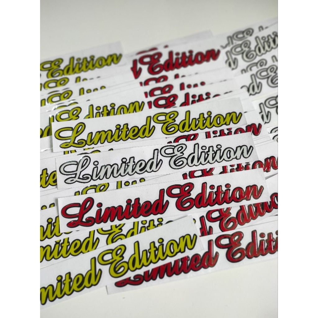 

STIKER TIMBUL UV DTF 3D LIMITED EDITION 3 WARNA ANTI AIR