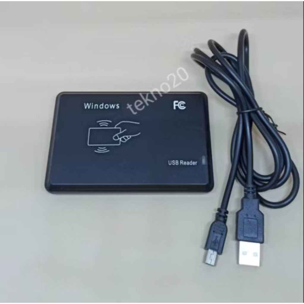 Reader RFID 125khz ID Proximity | 125khz Reader Card RFID 125 Khz EM + Kabel ( output 10digit )