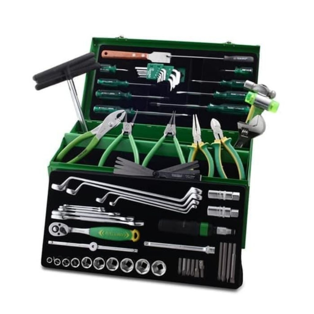Tekiro Mekanik Tools Set 59 Pcs Box Besi / Mechanic Tools Set 59 pcs / Tool Box Set 59 pcs