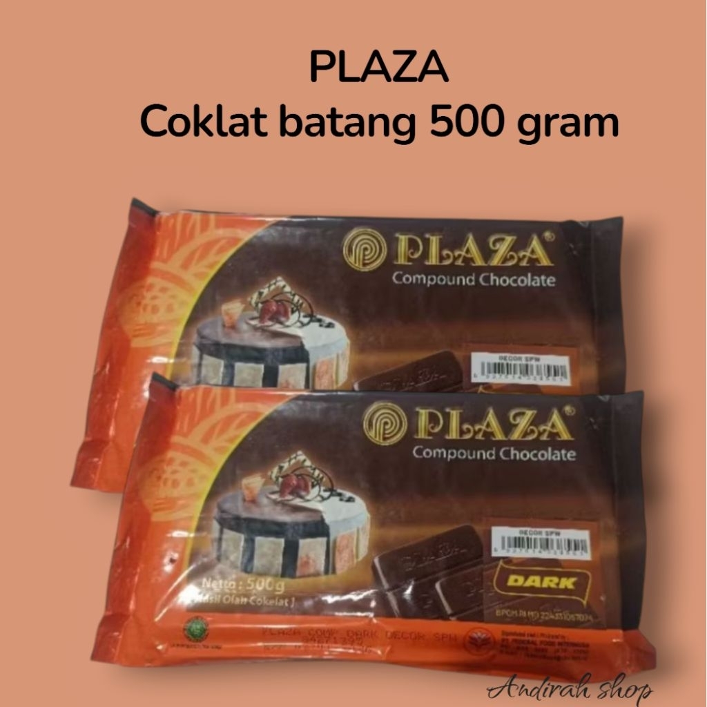 

PLAZA coklat batang 500 gram