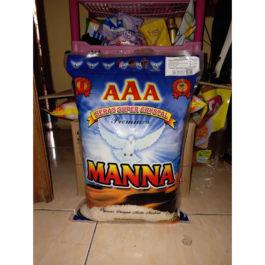 

Beras MANNA AAA 5 kg