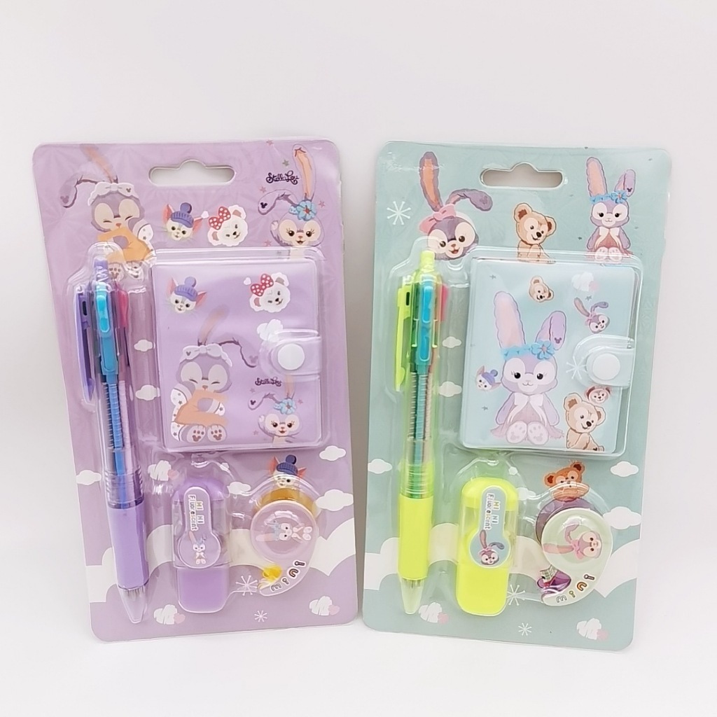 

Paket Alat Tulis 4in1 (Pulpen 6 Warna, Stabilo, Selotip, Notebook) Alat Perlengkapan Sekolah / Kantor Stationery Set