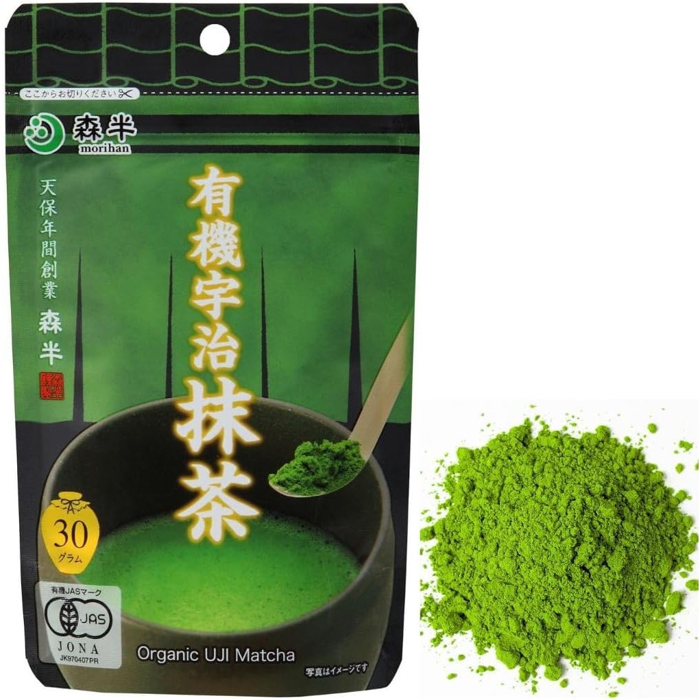 

Morihan Organic Uji Matcha Pure Matcha Powder 30g – Teh Hijau Bubuk Premium Organik Jepang