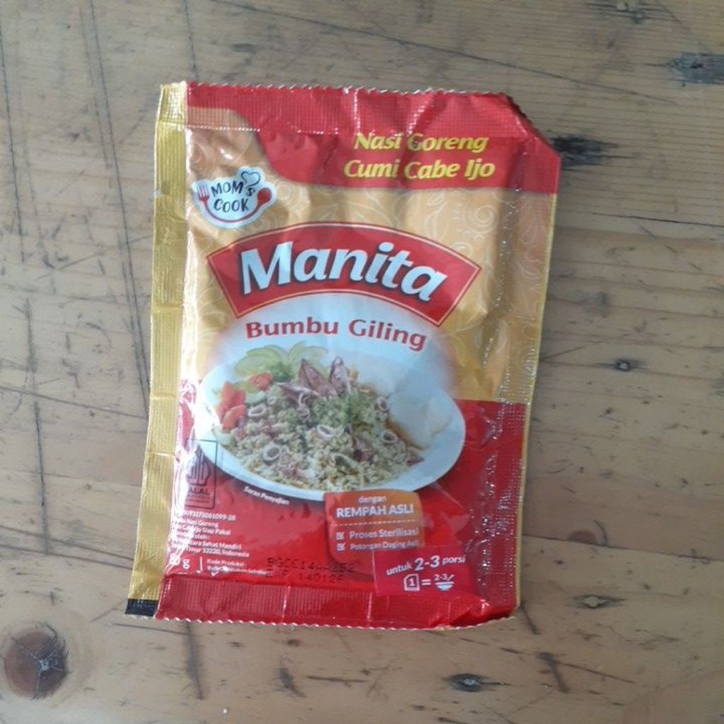 

MANITA BUMBU NASI GORENG CUMI CABE IJO