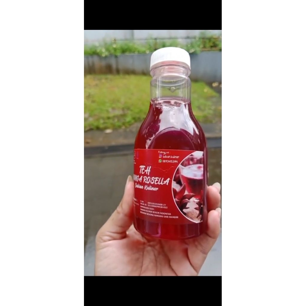 

minuman teh rosela