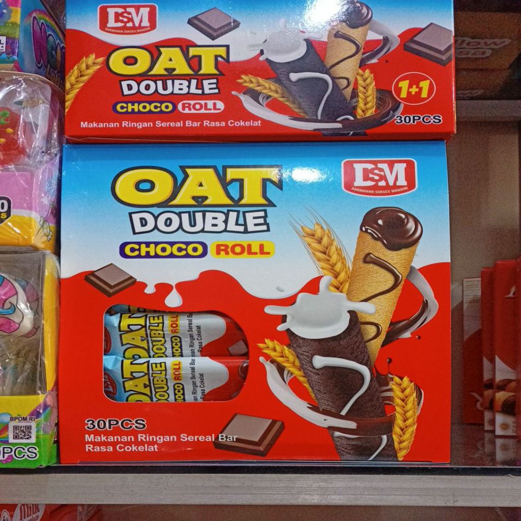 

DSM Oat choco roll isi 30pcs