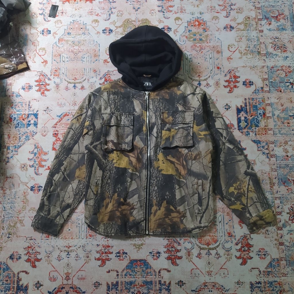 Zara Camo outer, Mossy oak Realtree, Duck Canvas Jacket, Work Jacket, Denim Jacket, Casual Outer