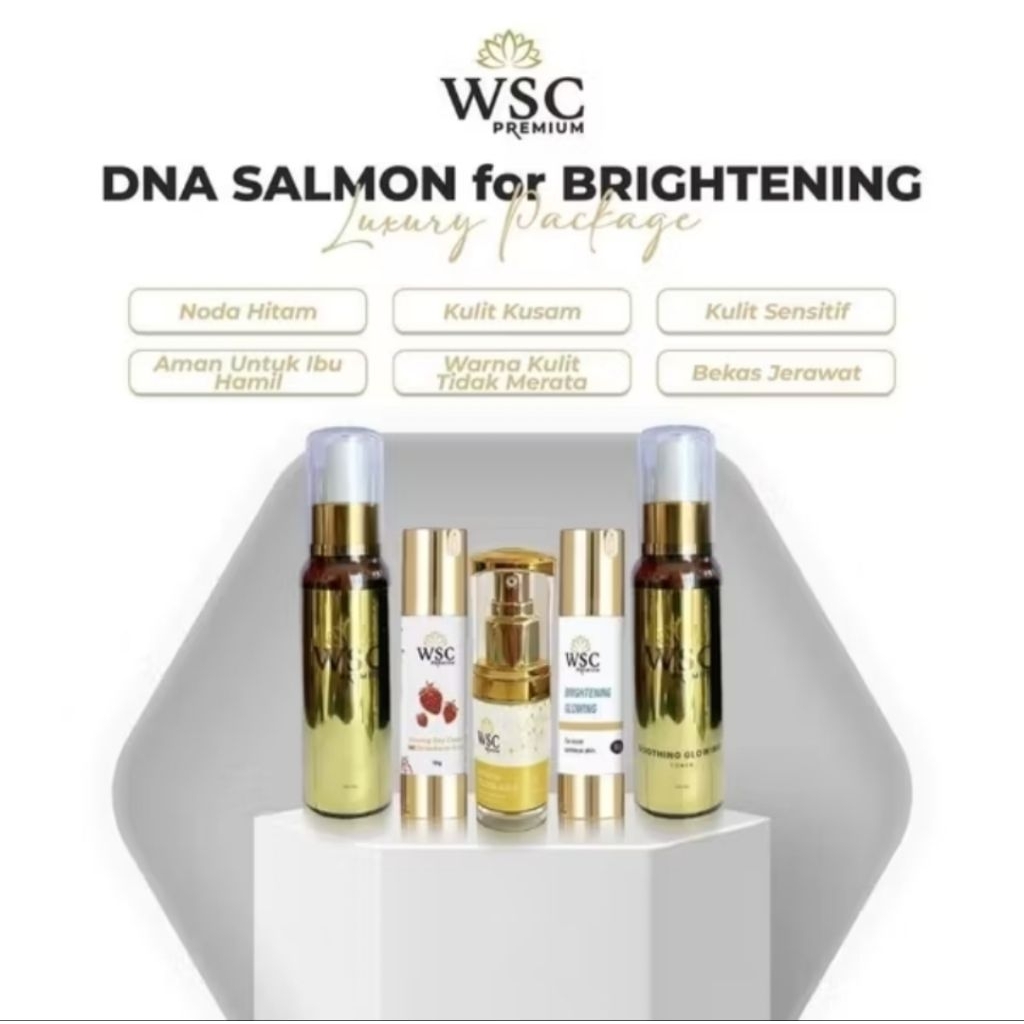 WSC PREMIUM  SKINCARE /WG AW /glow up VIP bright/Glow up VIP acne / WSC PREMIUM SKINCARE DNA SALMON 