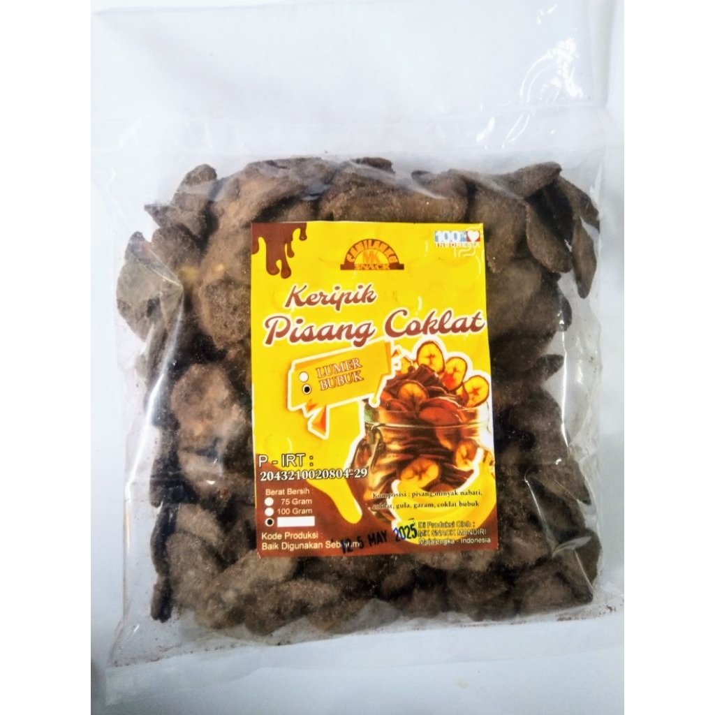 

1kg keripik pisang coklat