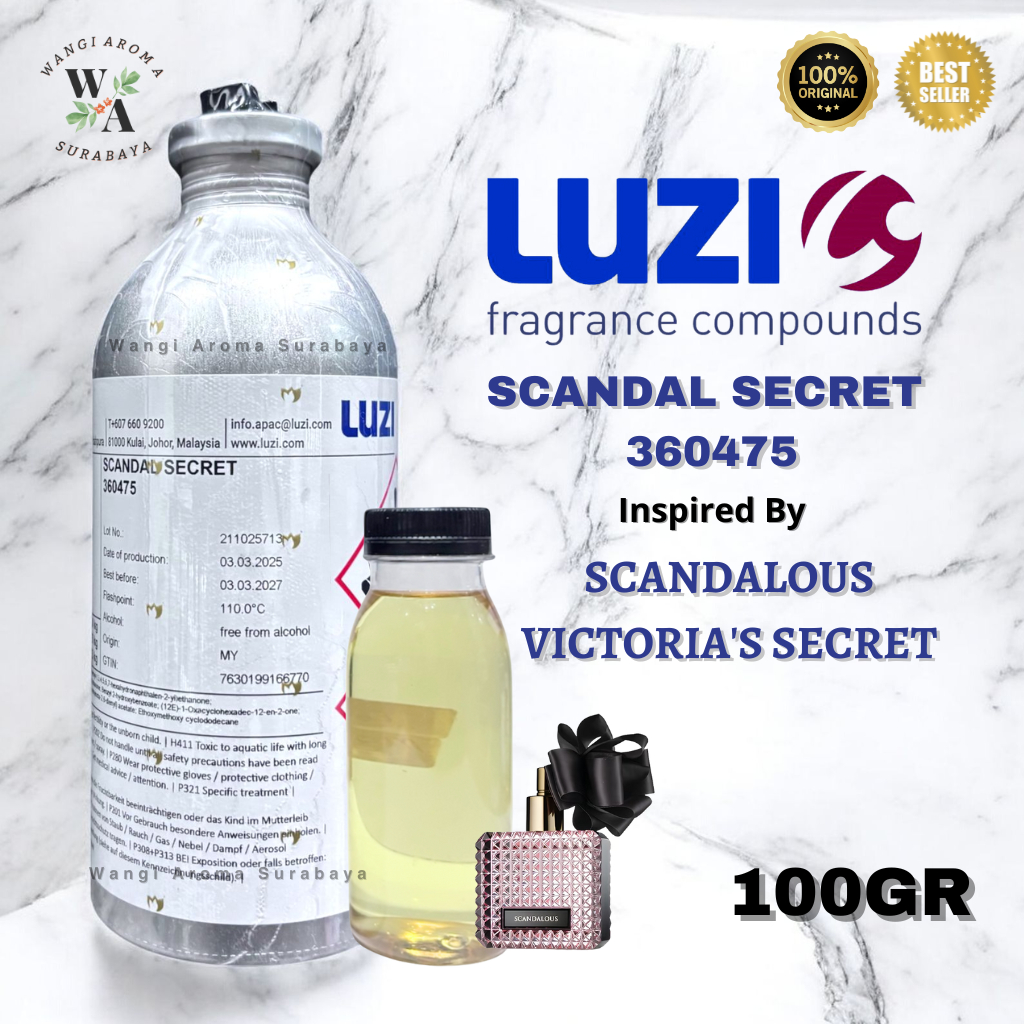 Bibit Parfum LUZI SCANDAL SECRET 360475 Searah VS Scandalous 100GR Segel
