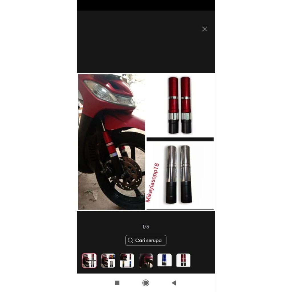 cover sok depan pcx CBS pcx abs