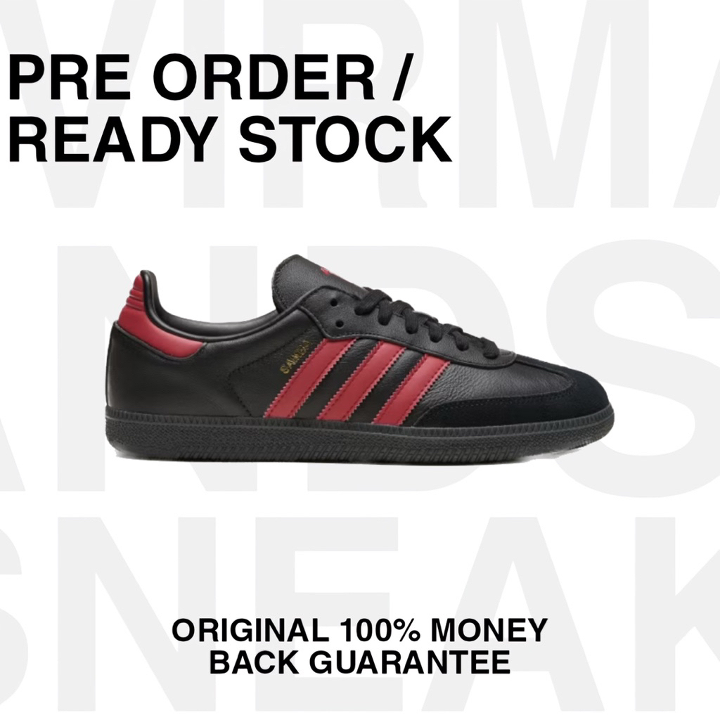 Adidas X Manchester United Samba OG Black Red