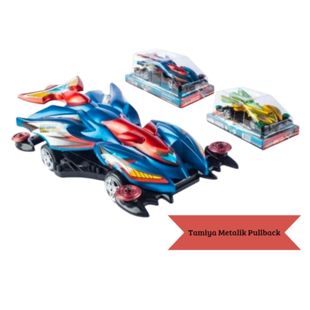 MAINAN TAMIYA WARNA PULLBACK SATUAN