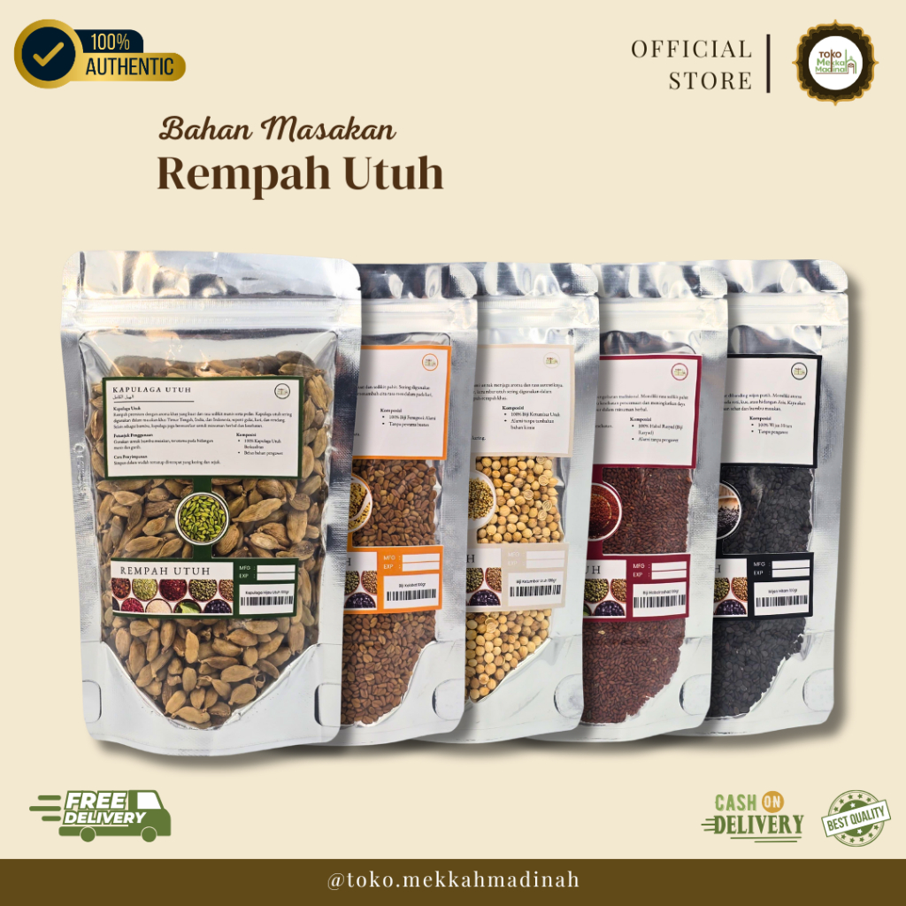 

Rempah Utuh Pilihan 100gr