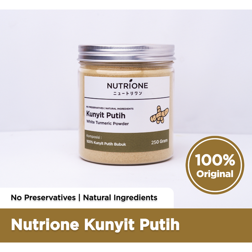 

Kunyit Putih Bubuk / White Turmeric Powder Premium Original Nutrione