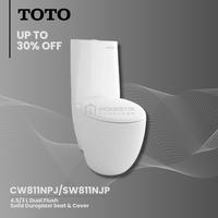 Closet Duduk TOTO CW811NPJ / SW811NJP + TC811SJ Soft Closing (220mm)