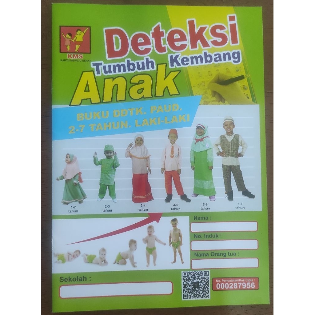 

Buku DDTK PAUD Anak Laki-laki Original