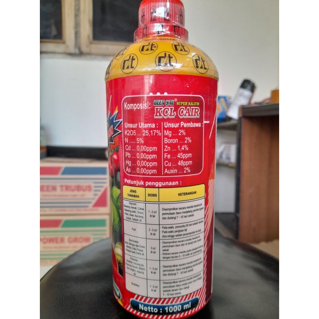 Kalium Cair Super Been Sae KCL Cair 1.000 ml