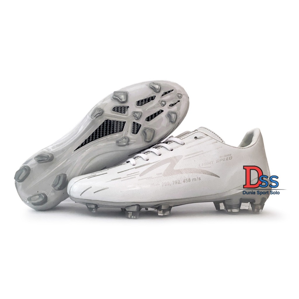 Sepatu Bola Anak  Specs Lightspeed Reborn New Warna Putih Silver COD BEST SELLER Garansi Toko