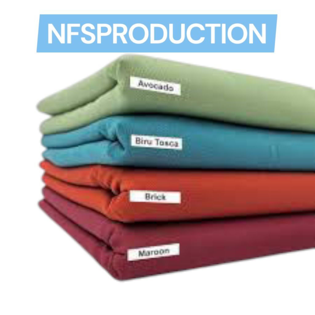 Varian 4 (50cm) bahan Kain Meteran Toyobo Super Premium Tojiro Katun Rapat GROSIR BAHAN