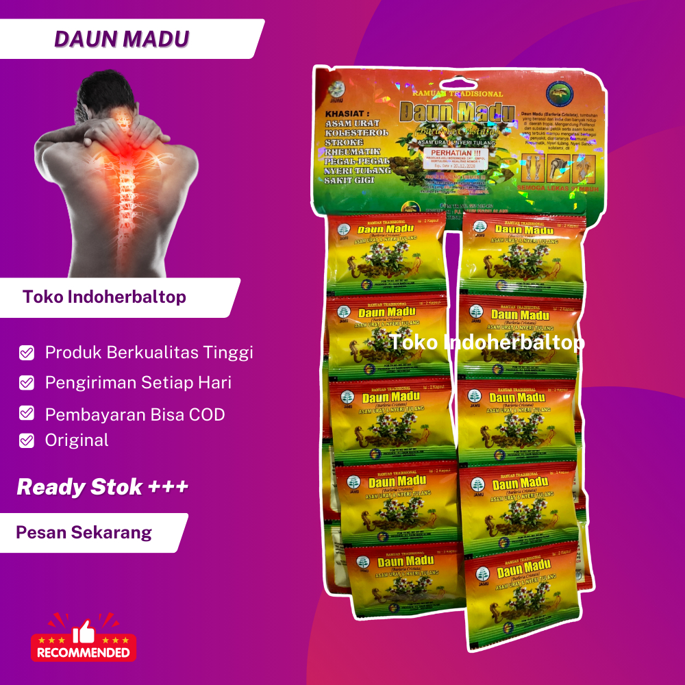 

Kapsul Daun Madu Original 20 Sachet