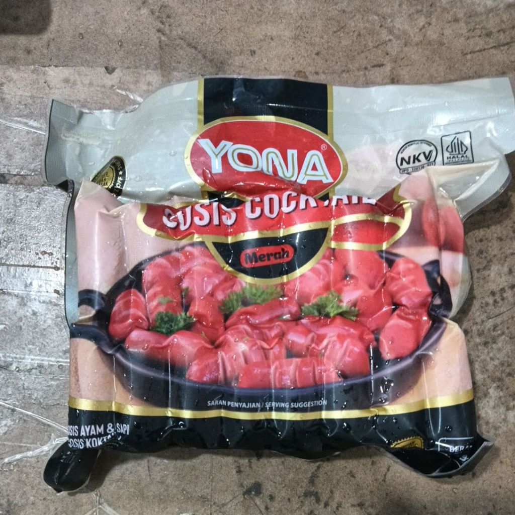 

Yona sosis coctail merah