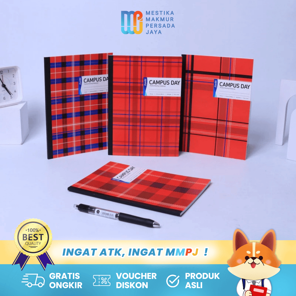 

Bantex Buku Tulis A5 70 Gsm Bergaris - Campus Kotak Modern Buku Sekolah Mahasiswa ADA540-005