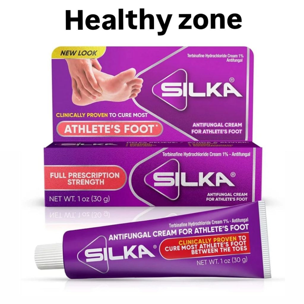 Silka Antifungal Cream,mengobati infeksi jamur pada kaki, seperti kutu air (tinea pedis), kurap (tin