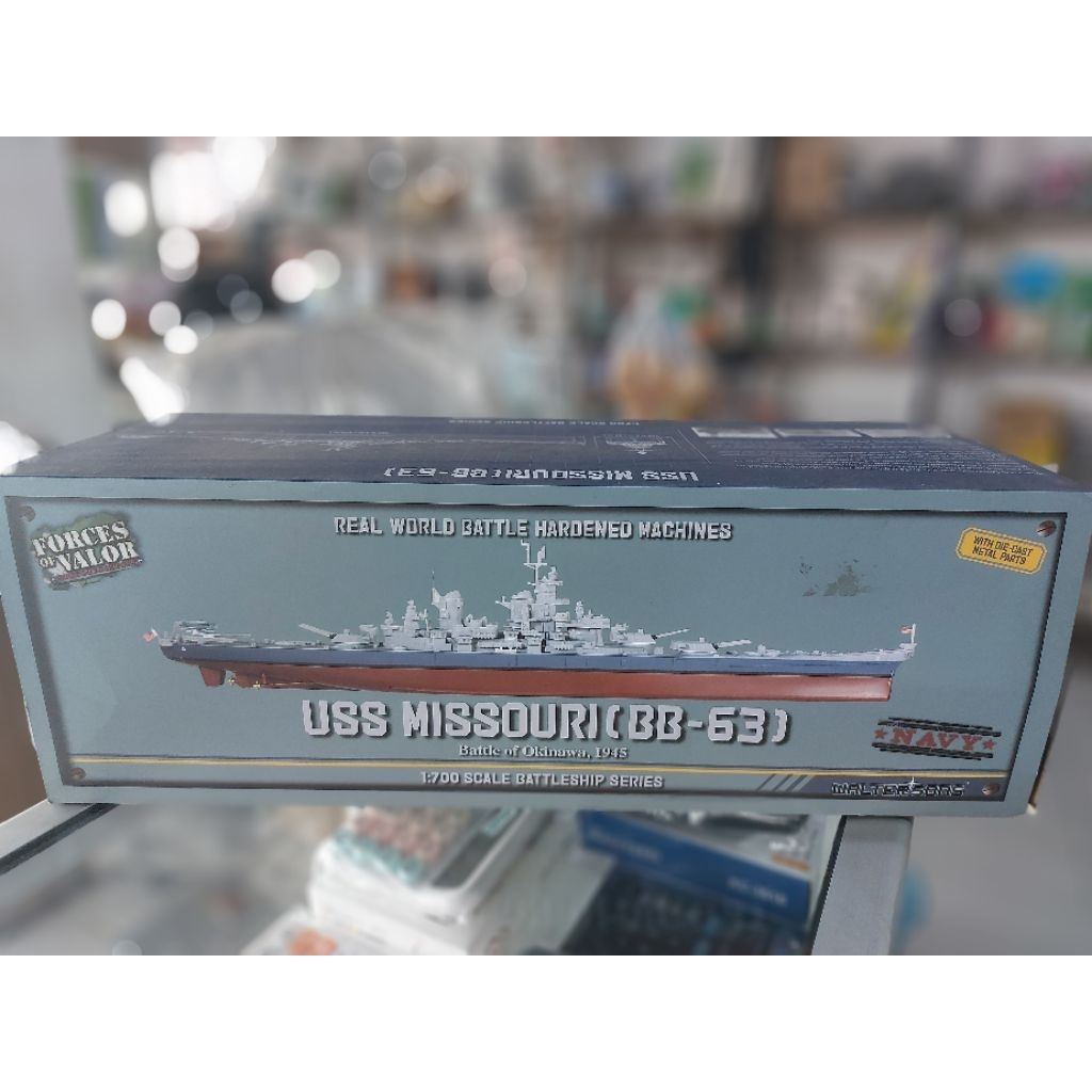 forces of valor waltersons 1/700 scale battleship series uss missouri bb-63 iowa class battle of oki