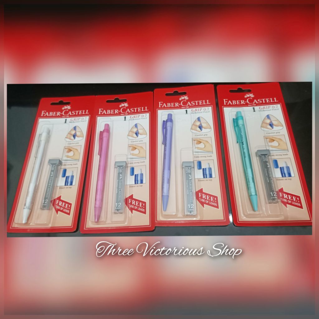 

Original Faber Castell Mechanical Pencil pensil Grip 0,7 Transparan