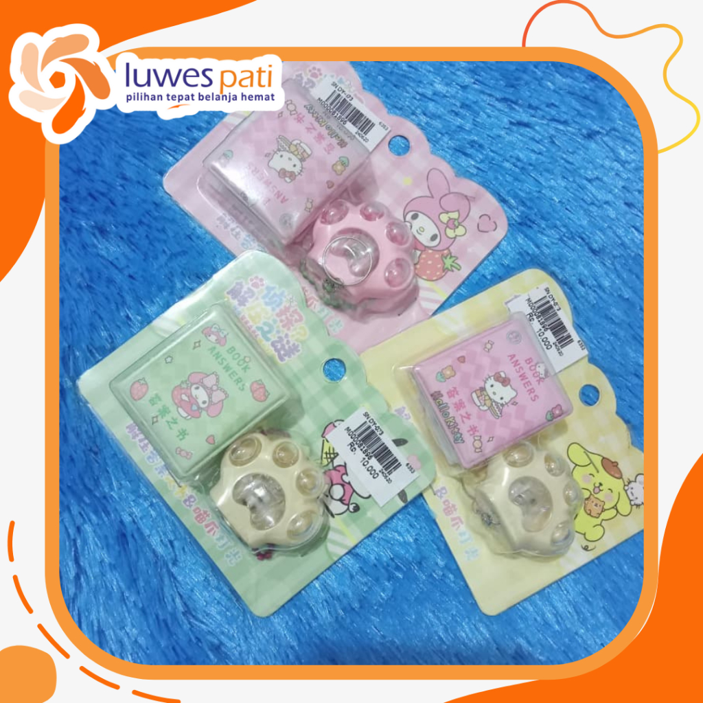 

Sticky Note Gemas + Gantungan