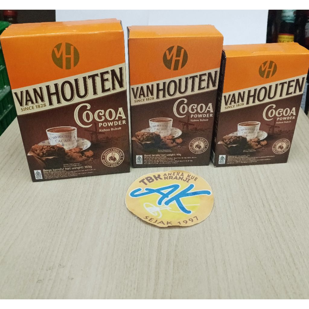 

Van Houten Cocoa Powder/coklat BUBUK Van Houten 165,80,40gr