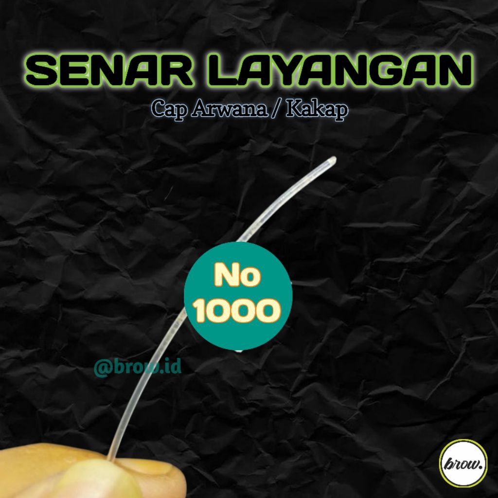 SENAR UK 1000 IKAN KAKAP SENAR LAYANGAN GAPANGAN CAP IKAN ARWANA / KAKAP