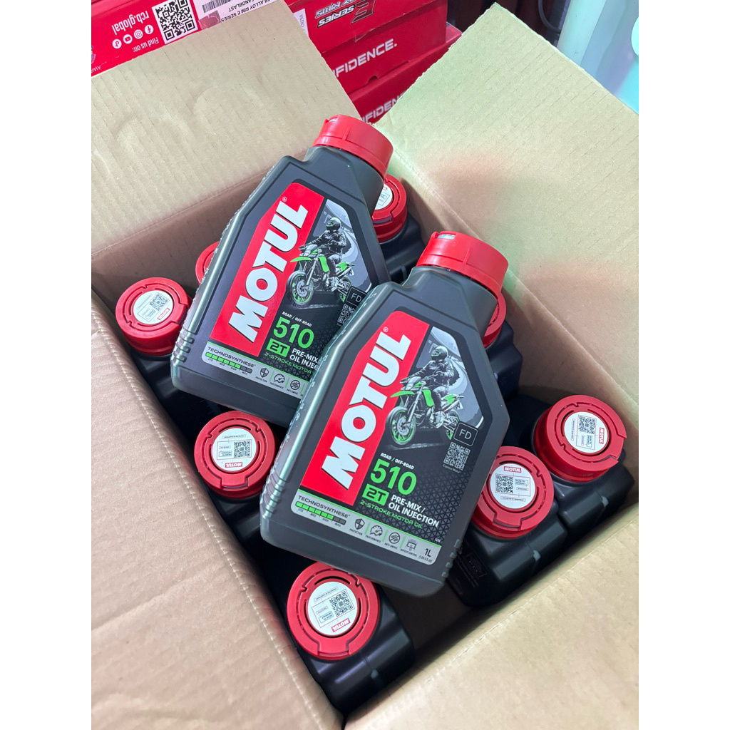 OLI SAMPING MOTUL 2T 510 1 LITER 1 DUS 12 BOTOL