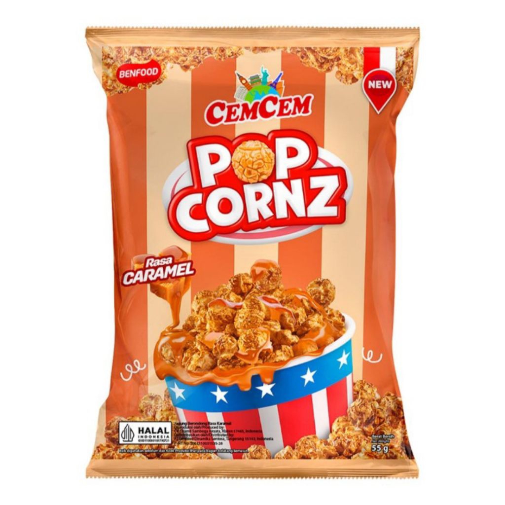 

CemCem Popcorn Karamel 55 g