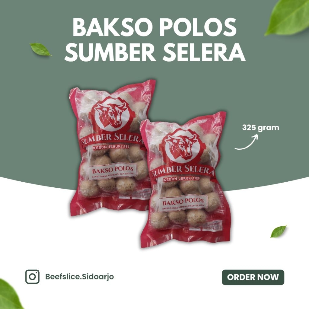 

READY Bakso Sumber Selera 325gr 25pcs