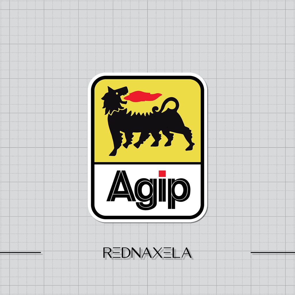 

Stiker Vinyl Agip Logo Stiker Koper Outdoor Sticker