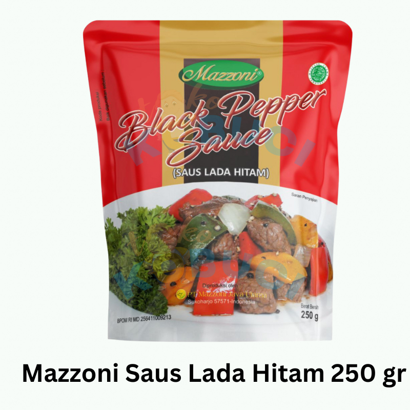 

Mazzoni Saus Lada Hitam 250 gr Black Paper Sauce Enak