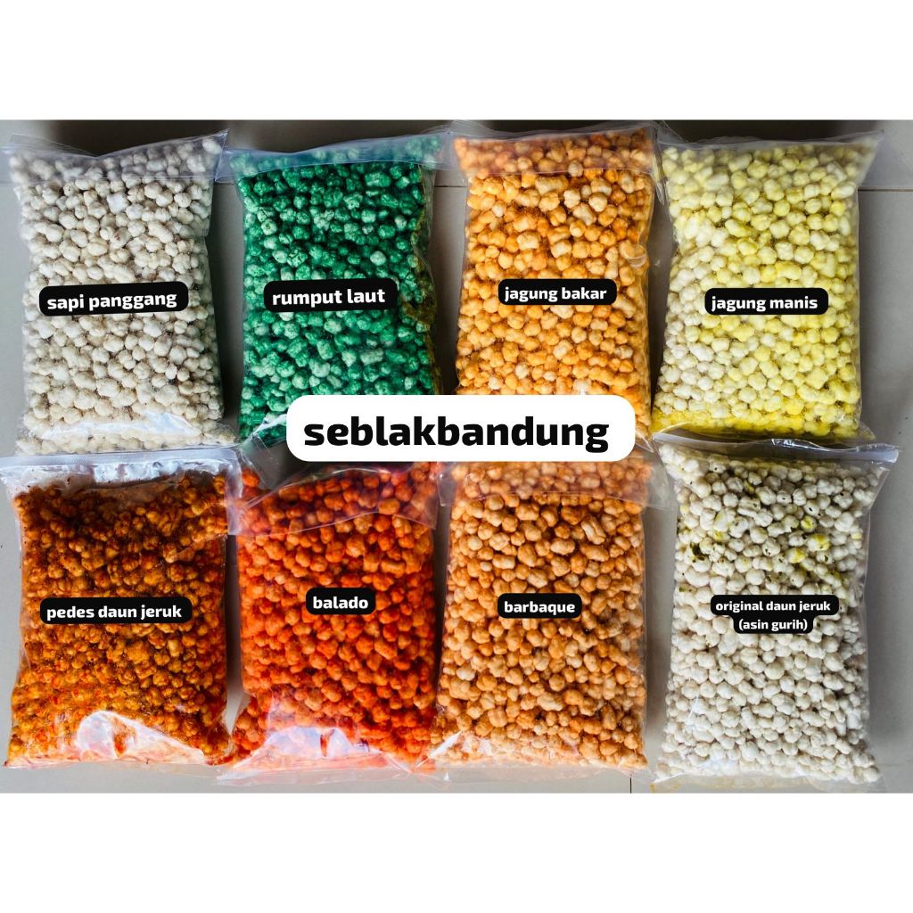 

PILUS CIKUR/TIKTAK READY VARIAN RASA BALADO/BARBAQUE/SAPI PANGGANGJAGUNG BAKAR/JAGUNG MANIS/RUMPUT LAUT/PEDAS DAUN JERUK/ORIGINAL DAUN JERUK