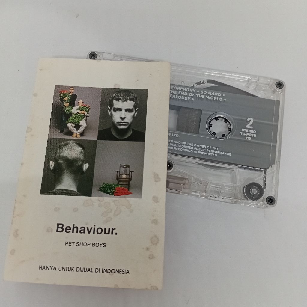 Kaset Pita Pet Shop Boys. Behaviour