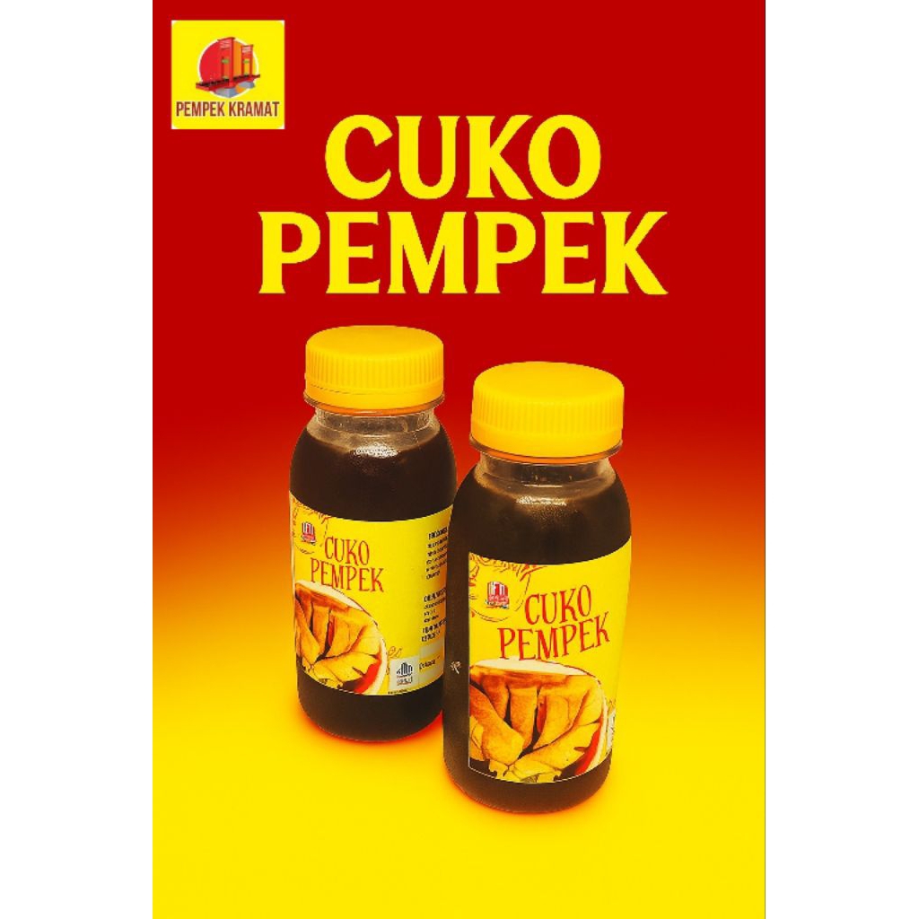 

Cuko pempek kramat palembang asli kemasan botol 100ml