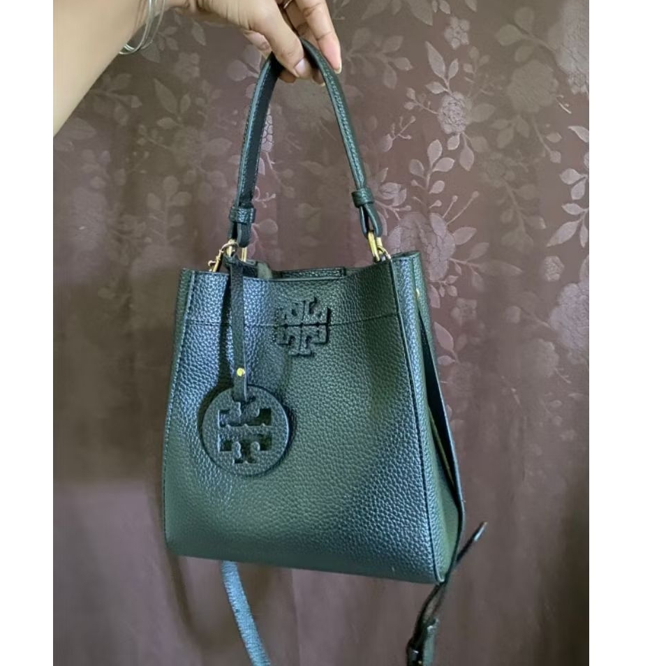 Prelovede Branded TB Mcgraw Bucket Bag - Tas Branded T*ry Original Cakep Mulus Blom lama pakai