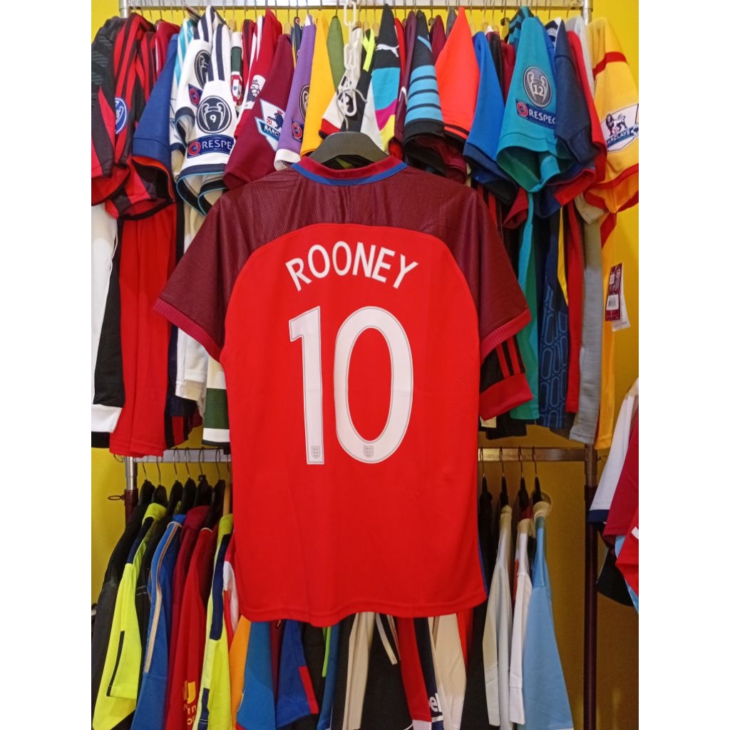 JERSEY BOLA RETRO GO ENG ROONEY 10