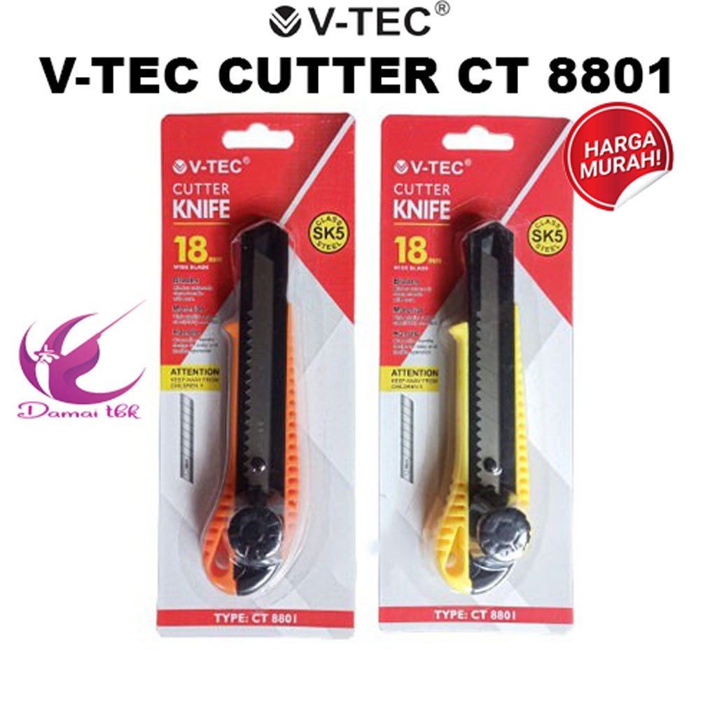 

Cutter Knife V-Tec Besar CT 8801 Putar cutter besar