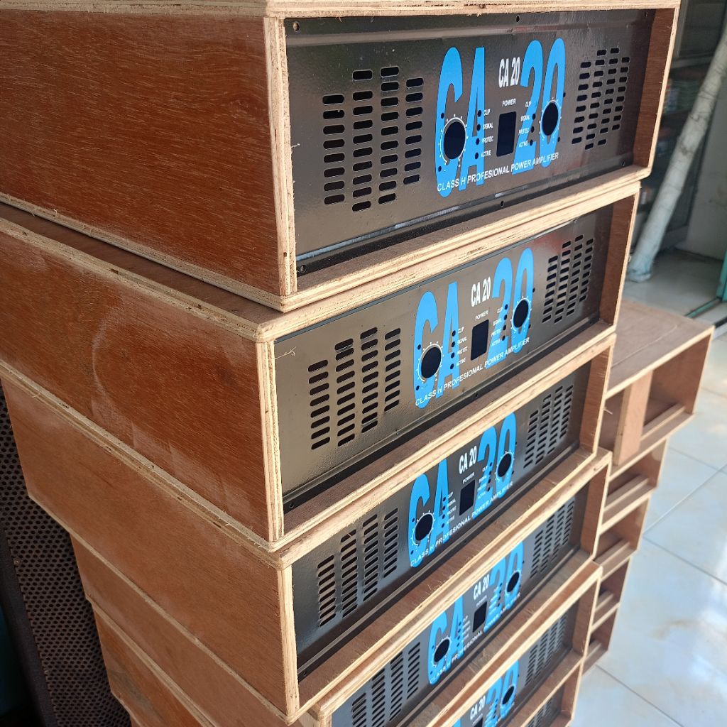 Box Power CA 20 Triplek Tebal 12mm Lengkap Plat Depan Belakang
