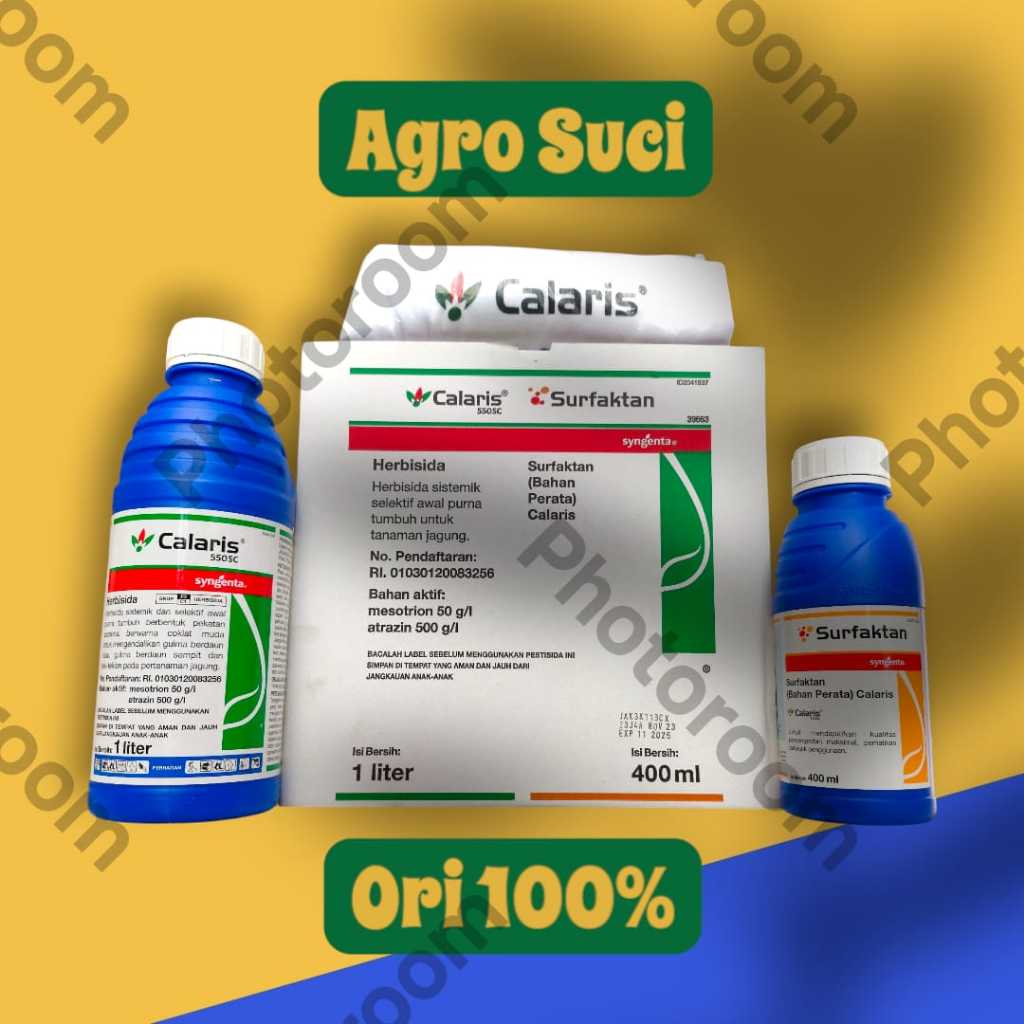 Paket Herbisida Jagung CALARIS 550 SC - 1 Liter BONUS KAOS